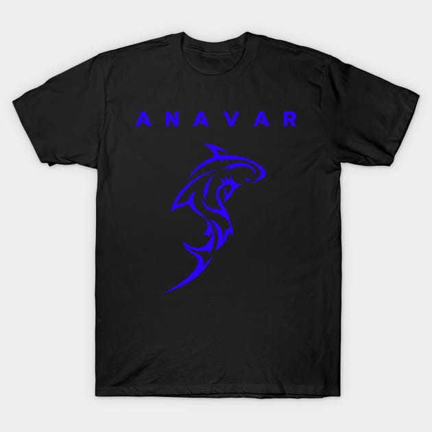 Anavar - Deep Blue T-Shirt by Roidula